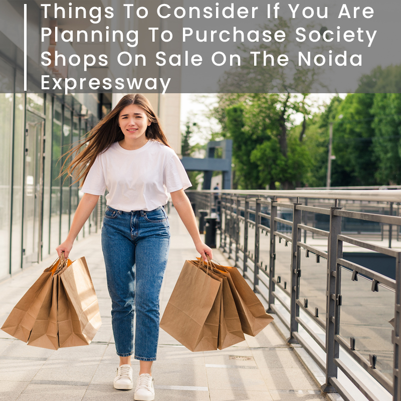 Things To Consider If You Are Planning To Purchase Society Shops On Sale On The Noida Expressway